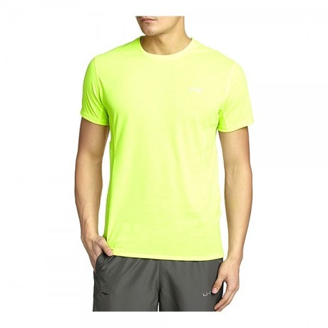 Li-Ning ATSK041-1 Running Shirt Men Yellow XXL