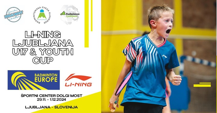 Li-Ning Ljubljana Cup - 29.11.-1.12.2024