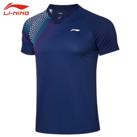 Competition Shirt V-Neck - AAYQ073 L = M EU Violett-Blau