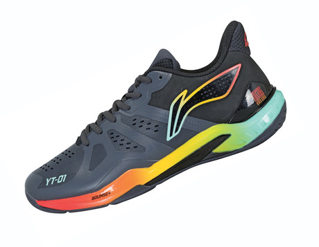 Unisex Badmintonschuh Wolke schwarz/bunt - AYAS028-5 EU 42 1/3 -US 9 -265 mm 