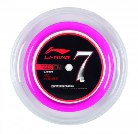 Badmintonsaite No.7 - 200m-Rolle - verschiedene Farben - AXJJ066 Pink